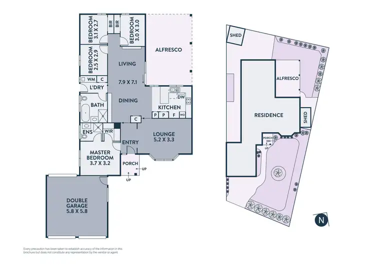 Floorplan of Homely house listing, 86 Romano Avenue, Mill Park VIC 3082