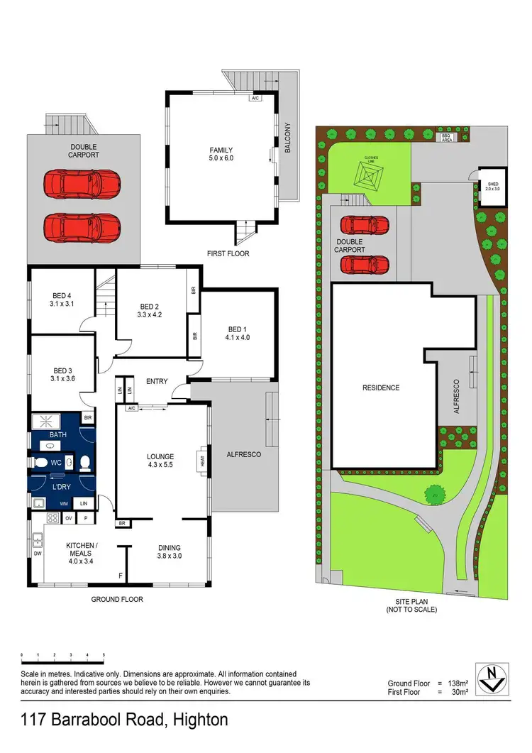 Floorplan of Homely house listing, 117 Barrabool Road, Highton VIC 3216