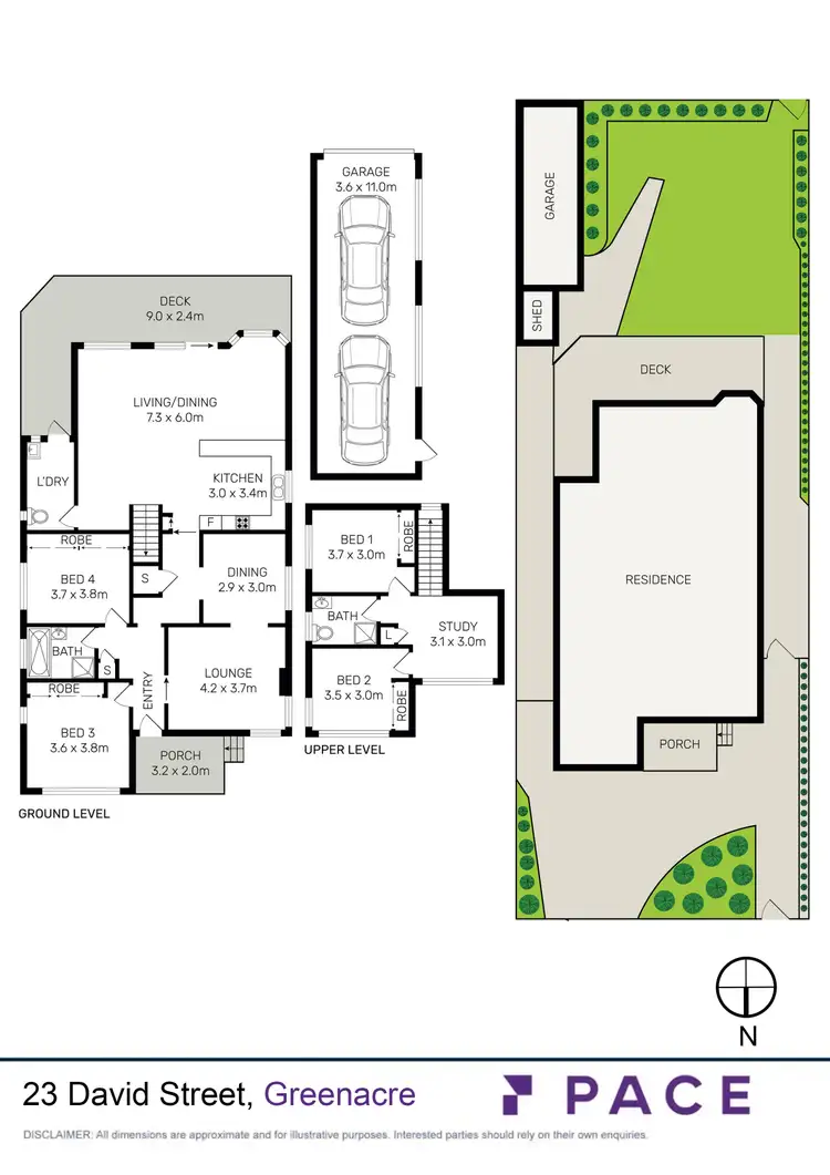 Floorplan of Homely house listing, 23 David Street, Greenacre NSW 2190