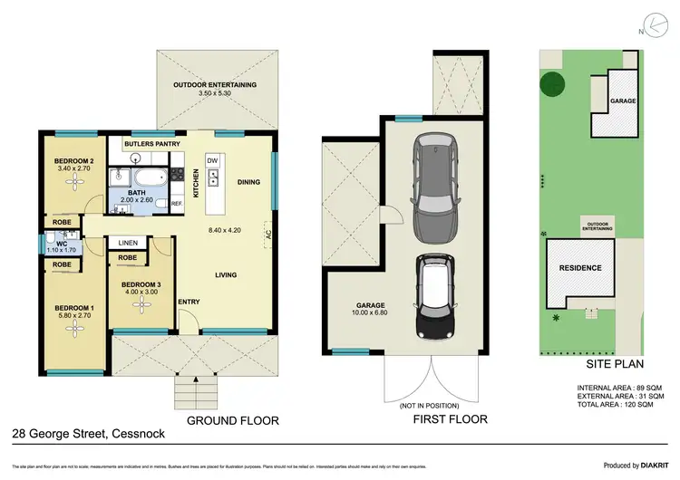 Floorplan of Homely house listing, 28 George Street, Cessnock NSW 2325