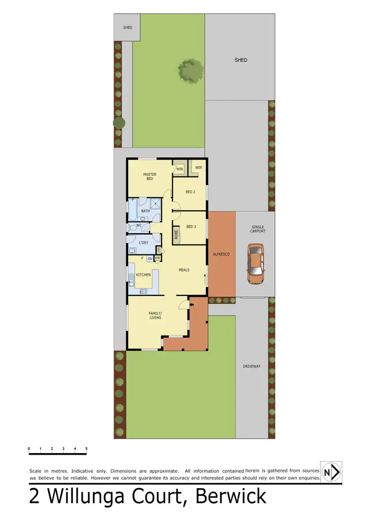 Floorplan of Homely house listing, 2 Willunga Court, Berwick VIC 3806