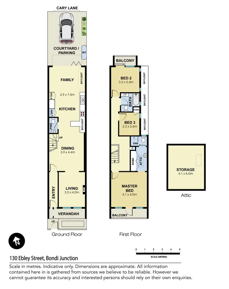 Floorplan of Homely house listing, 130 Ebley Street, Bondi Junction NSW 2022
