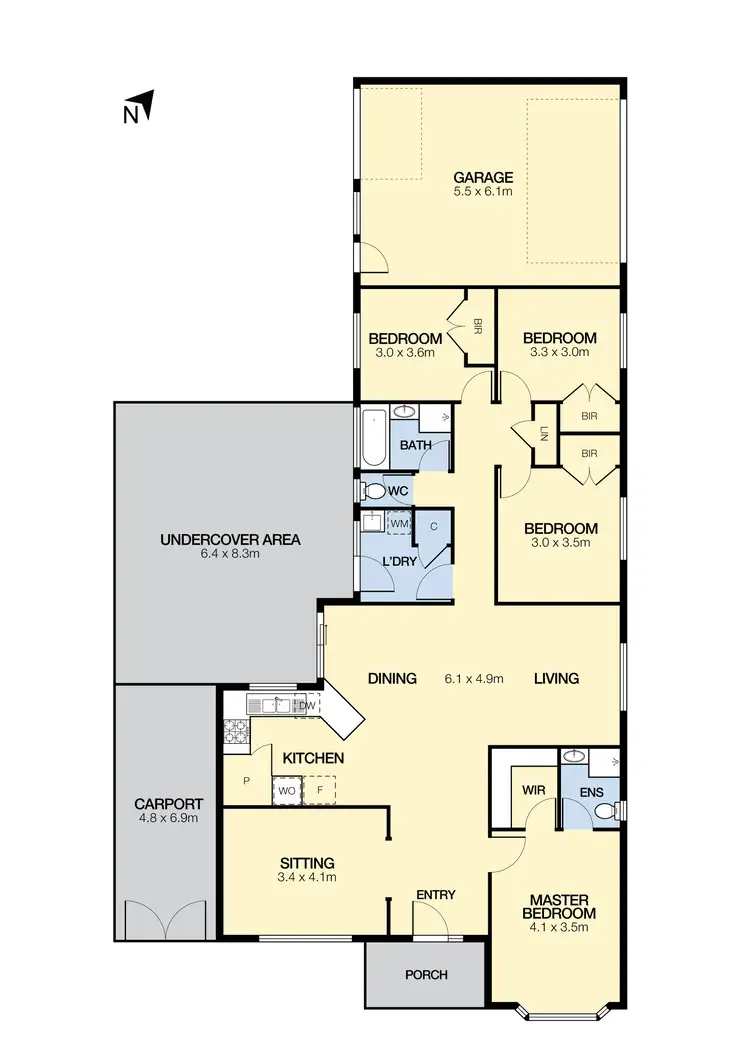 Floorplan of Homely house listing, 19 Pimelea Way, Hillside VIC 3037