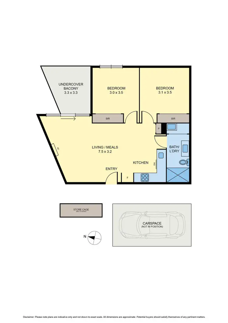 Floorplan of Homely apartment listing, 403/956 Mt Alexander Road, Essendon VIC 3040