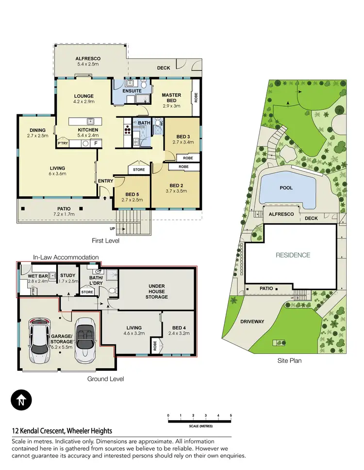 Floorplan of Homely house listing, 12 Kendal Crescent, Wheeler Heights NSW 2097