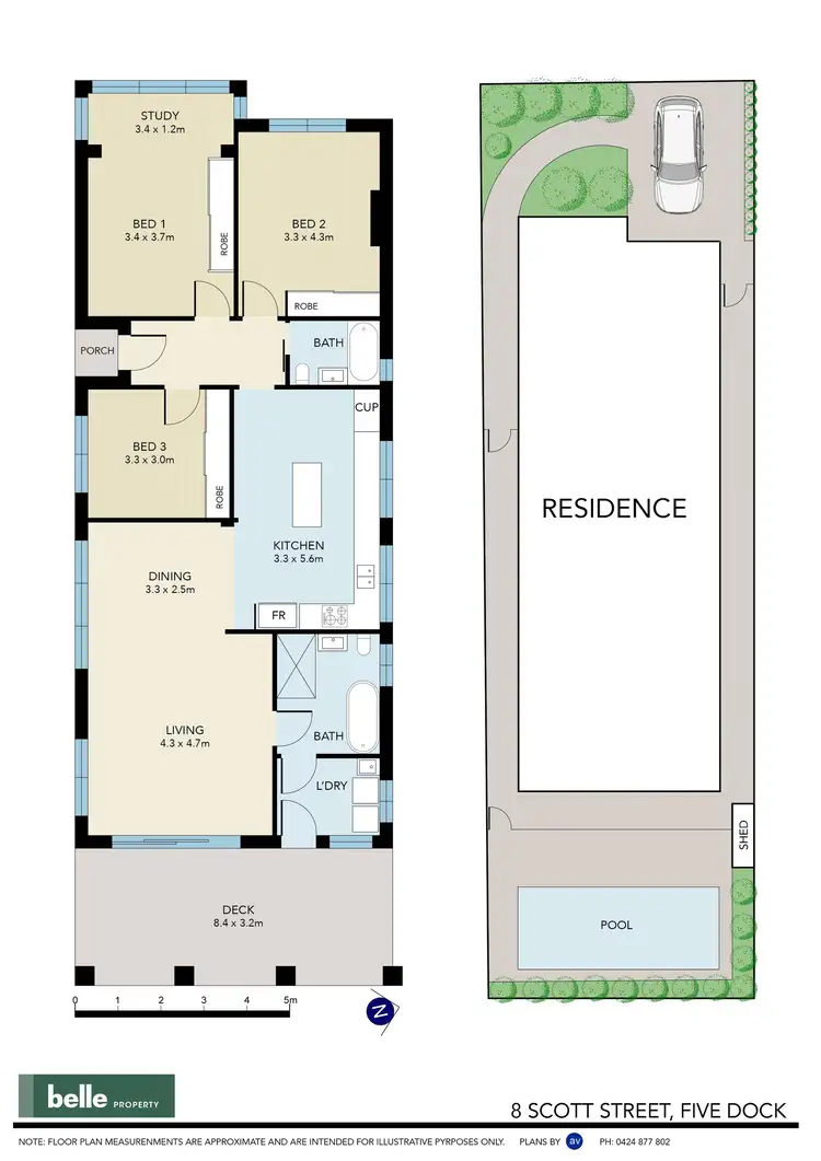 Floorplan of Homely house listing, 8 Scott Street, Five Dock NSW 2046