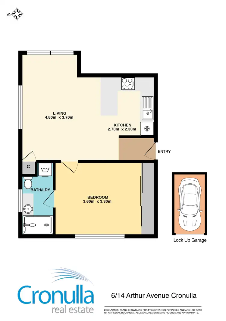 Floorplan of Homely apartment listing, 6/14 Arthur Avenue, Cronulla NSW 2230
