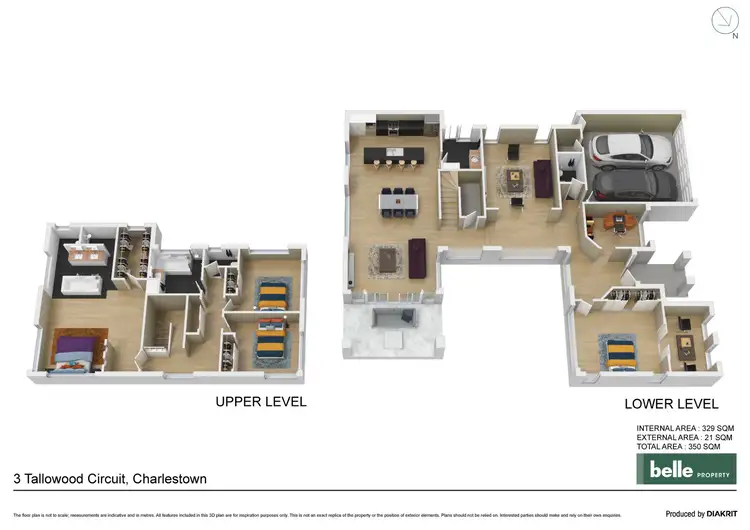 Floorplan of Homely house listing, 3 Tallowood Circuit, Charlestown NSW 2290