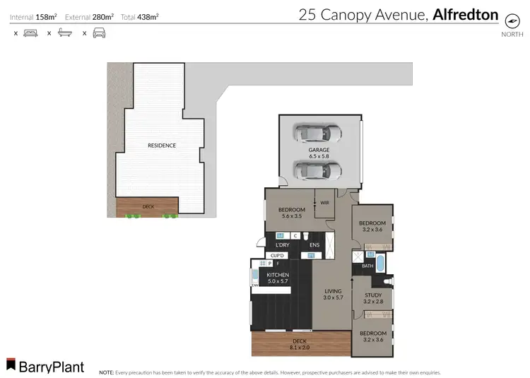 Floorplan of Homely house listing, 25 Canopy Avenue, Alfredton VIC 3350