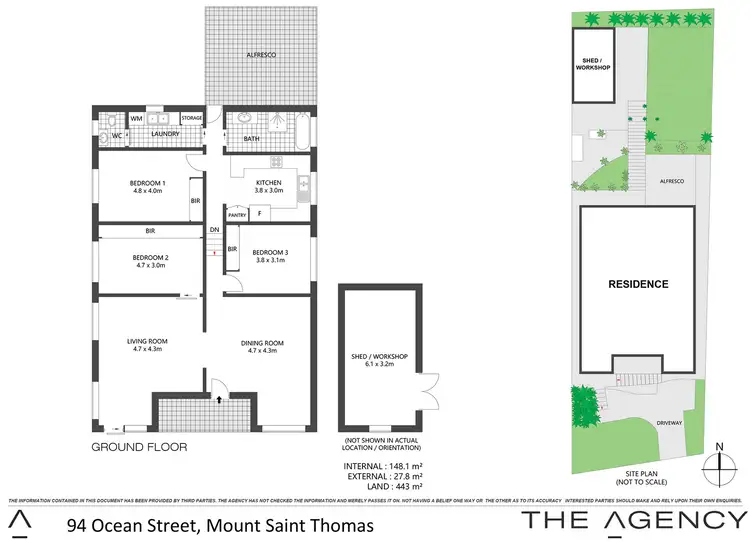 Floorplan of Homely house listing, 94 Ocean Street, Mount Saint Thomas NSW 2500