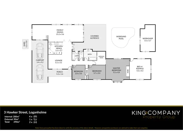 Floorplan of Homely house listing, 3 Hawker Street, Loganholme QLD 4129