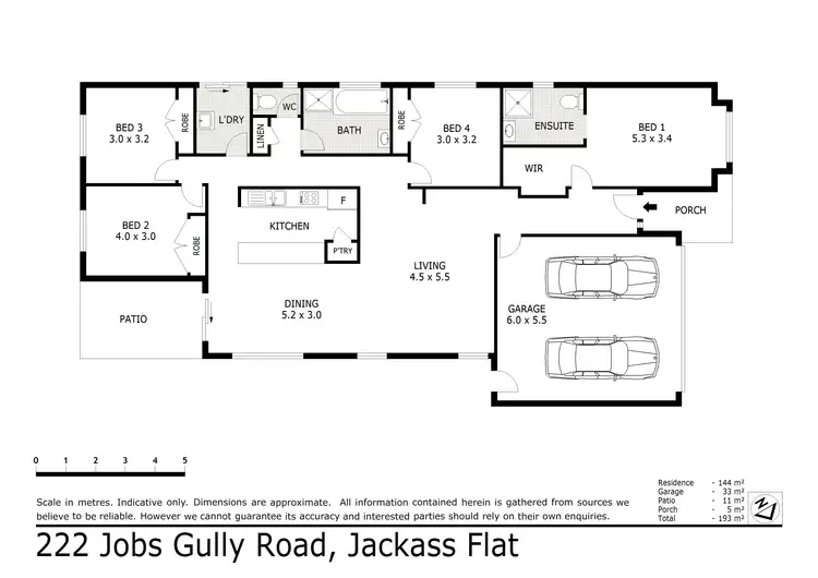 Floorplan of Homely house listing, 222 Jobs Gully Road, Jackass Flat VIC 3556