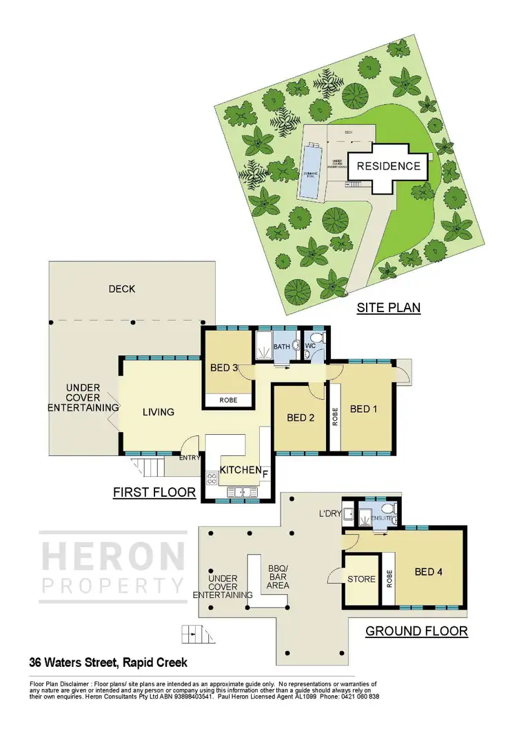 Floorplan of Homely house listing, 36 Waters Street, Rapid Creek NT 810