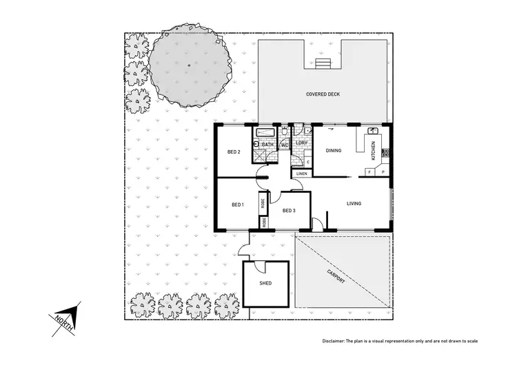 Floorplan of Homely house listing, 3/26 Fink Crescent, Calwell ACT 2905