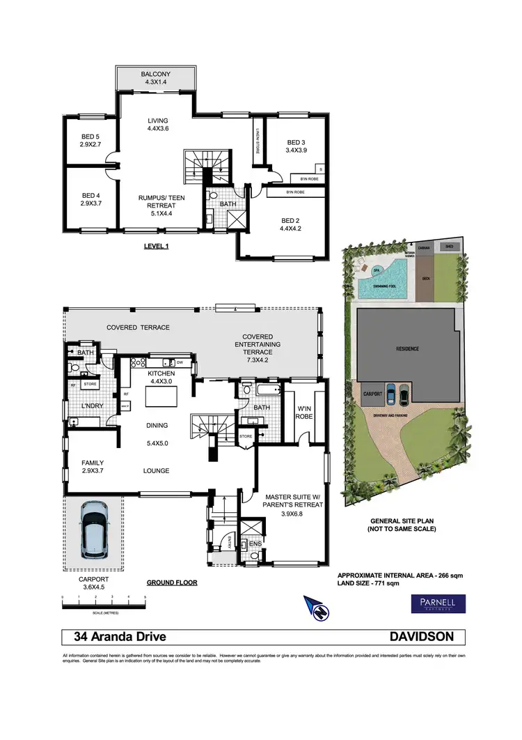Floorplan of Homely house listing, 34 Aranda Drive, Davidson NSW 2085
