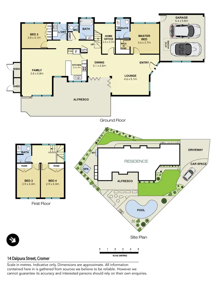 Floorplan of Homely house listing, 14 Dalpura Street, Cromer NSW 2099
