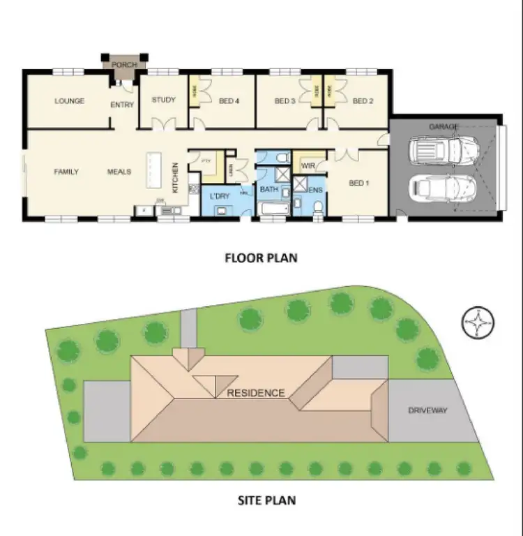 Floorplan of Homely house listing, 38 Monica Drive, Drouin VIC 3818
