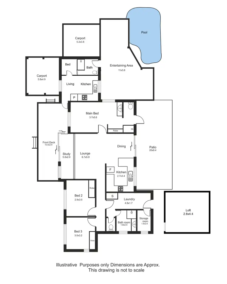 Floorplan of Homely house listing, 9 Watkins Close, Mooroobool QLD 4870