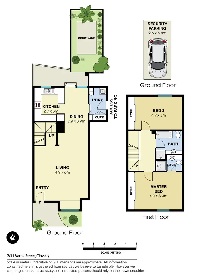 Floorplan of Homely apartment listing, 2/11 Varna Street, Clovelly NSW 2031