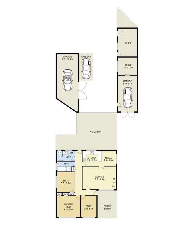 Floorplan of Homely house listing, 50 Henry Street, St Albans VIC 3021