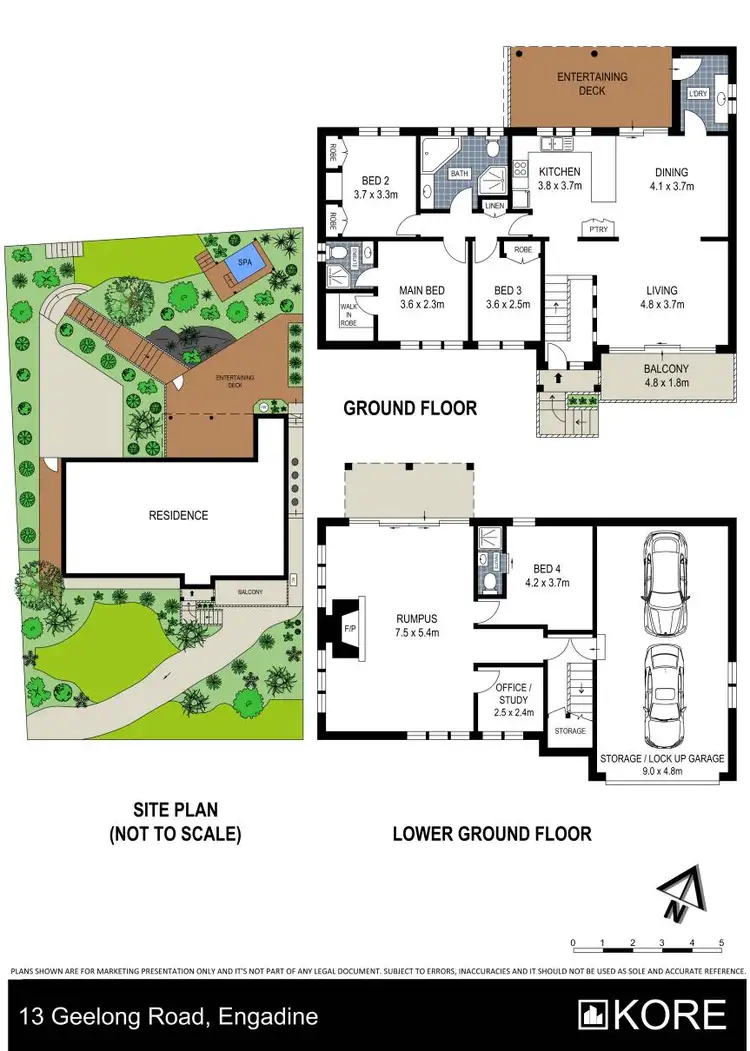 Floorplan of Homely house listing, 13 Geelong Road, Engadine NSW 2233