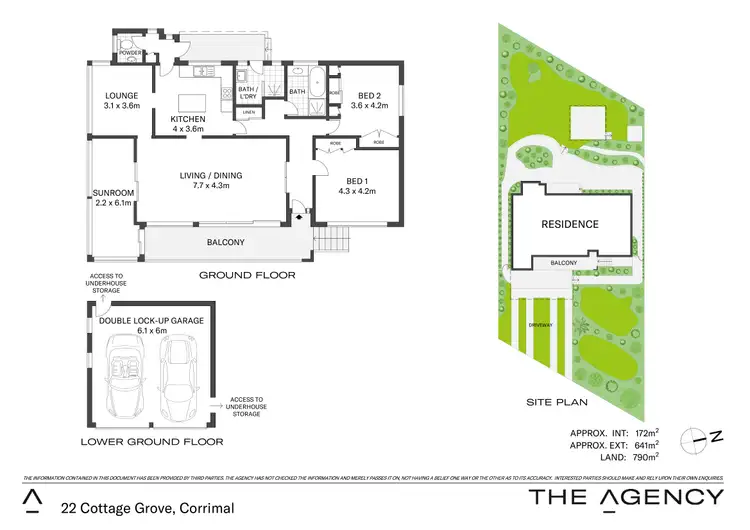 Floorplan of Homely house listing, 22 Cottage Grove, Corrimal NSW 2518