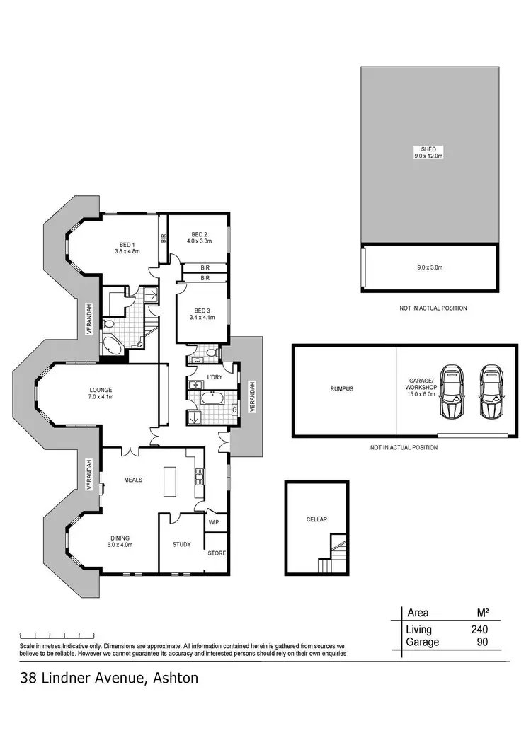 Floorplan of Homely house listing, 38 Lindner Avenue, Ashton SA 5137