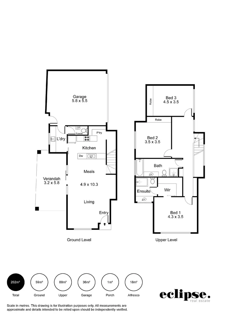 Floorplan of Homely house listing, 1/1 Mark Street, Campbelltown SA 5074