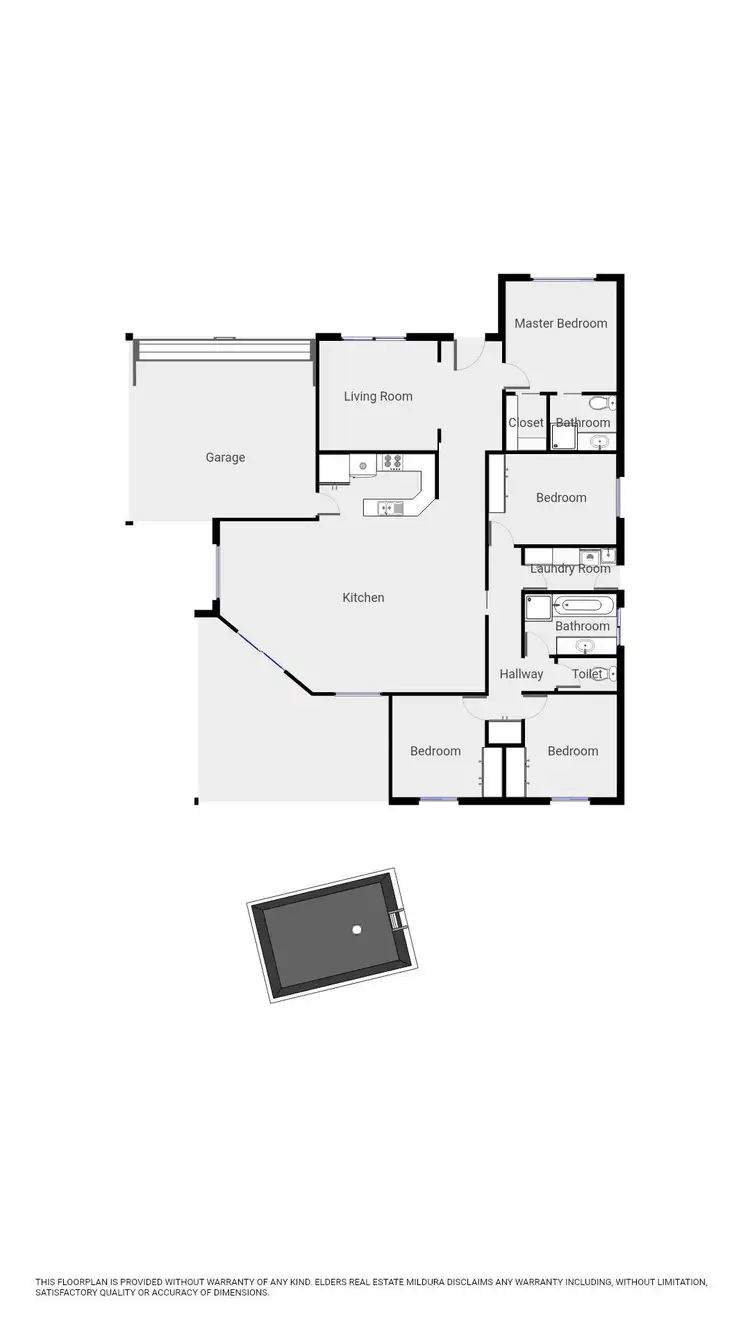 Floorplan of Homely house listing, 13 Rusticana Court, Mildura VIC 3500