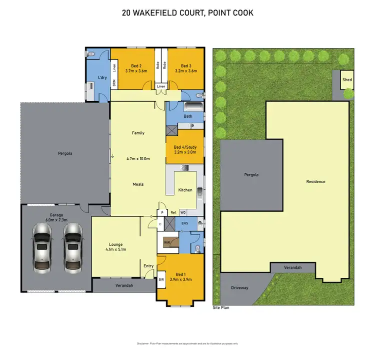 Floorplan of Homely house listing, 20 Wakefield Court, Point Cook VIC 3030