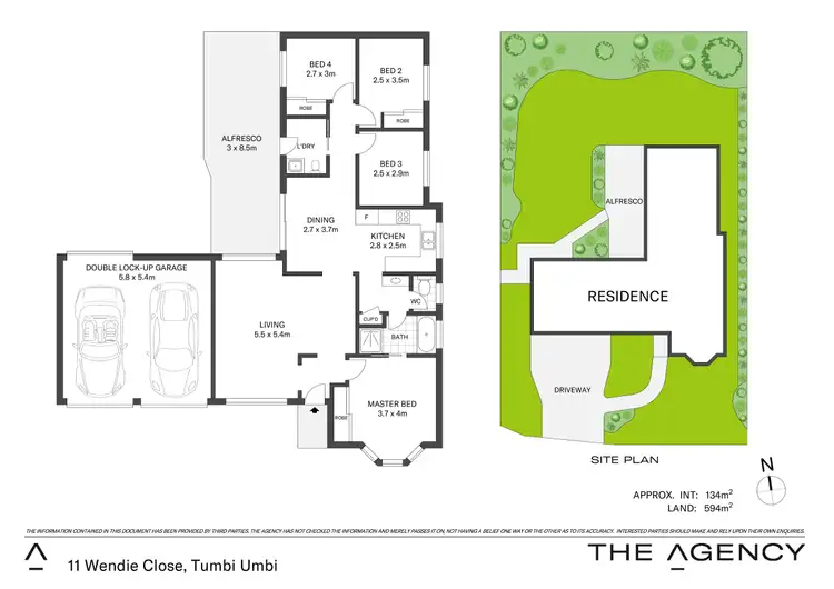 Floorplan of Homely house listing, 11 Wendie Close, Tumbi Umbi NSW 2261
