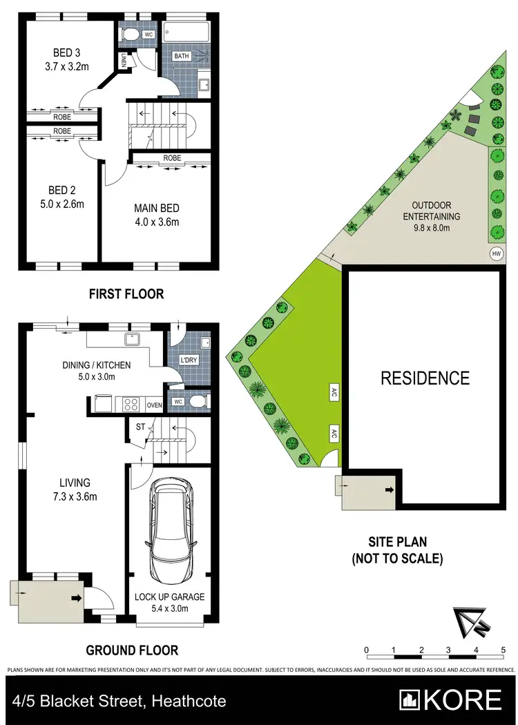Floorplan of Homely townhouse listing, 4/5 Blacket Street, Heathcote NSW 2233