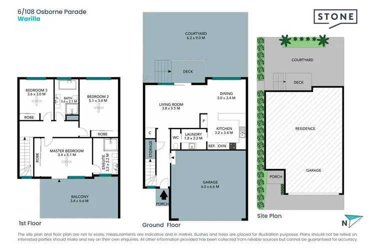 Floorplan of Homely townhouse listing, 6/108 Osborne Parade, Warilla NSW 2528