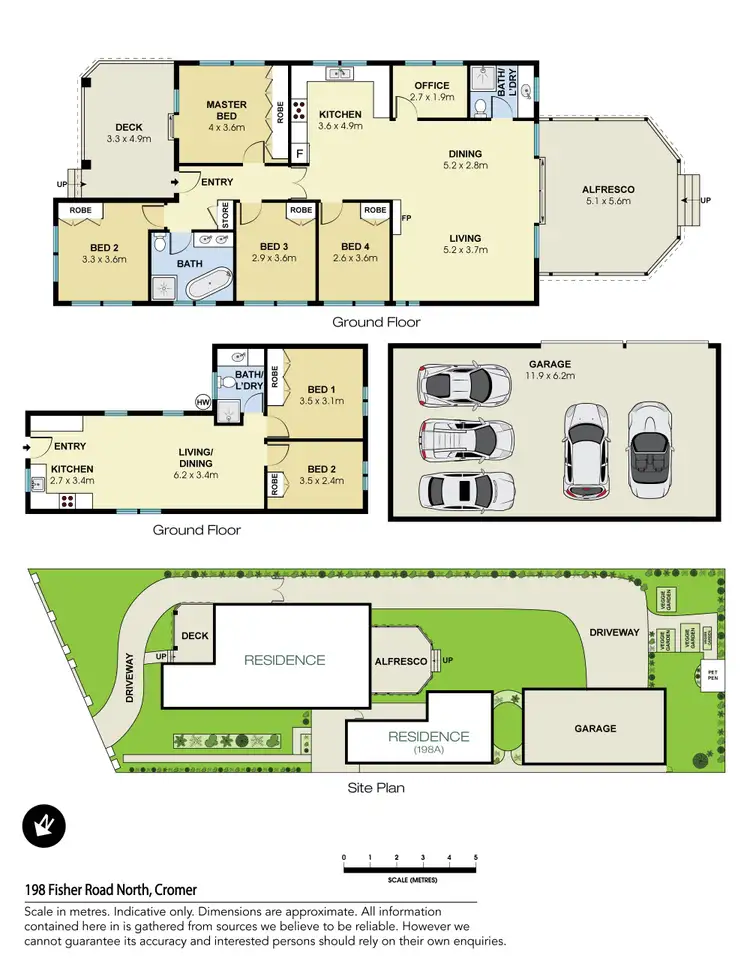 Floorplan of Homely house listing, 198 Fisher Road North, Cromer NSW 2099
