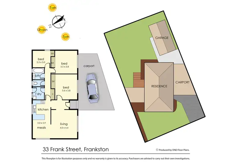 Floorplan of Homely house listing, 33 Frank Street, Frankston VIC 3199