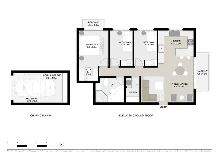 Floorplan of Homely apartment listing, 4/11 Waratah Street, Cronulla NSW 2230
