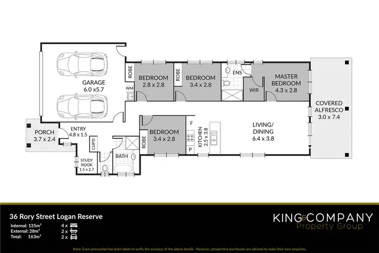 Floorplan of Homely house listing, 36 Rory Street, Logan Reserve QLD 4133