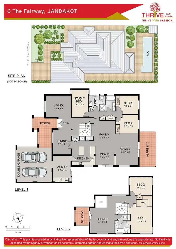 Floorplan of Homely house listing, 6 The Fairway, Jandakot WA 6164