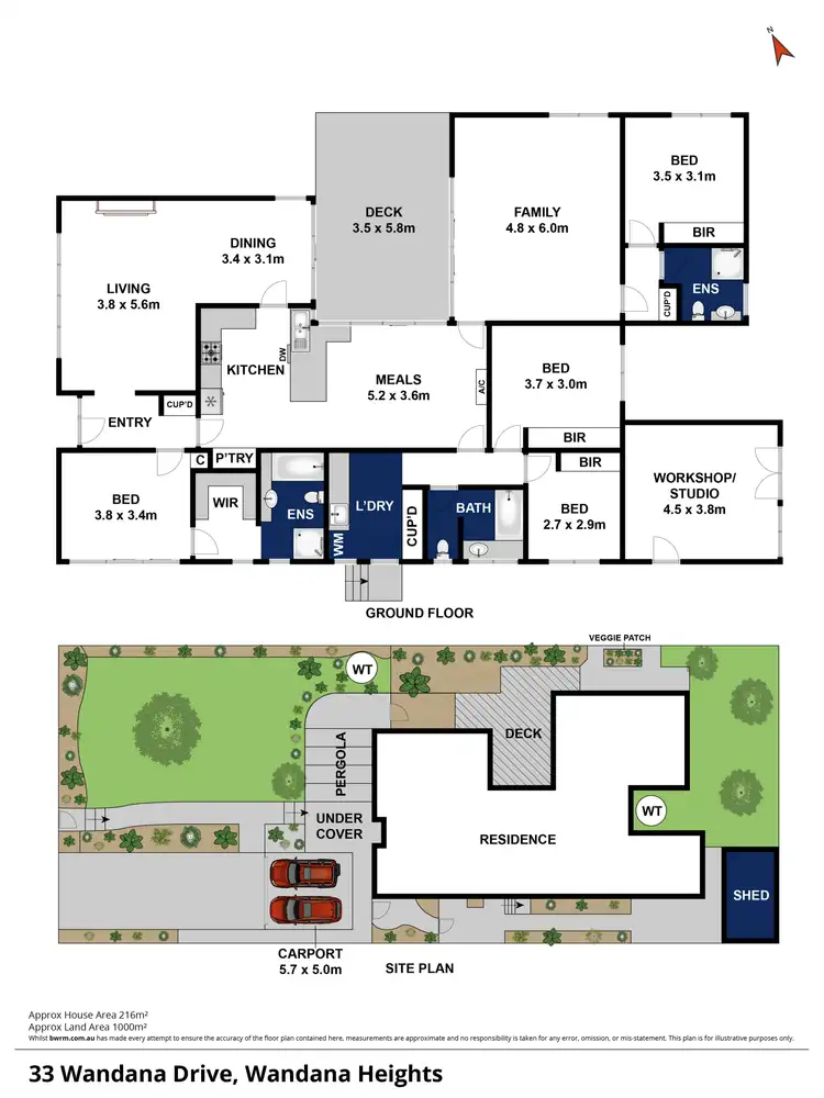 Floorplan of Homely house listing, 33 Wandana Drive, Wandana Heights VIC 3216