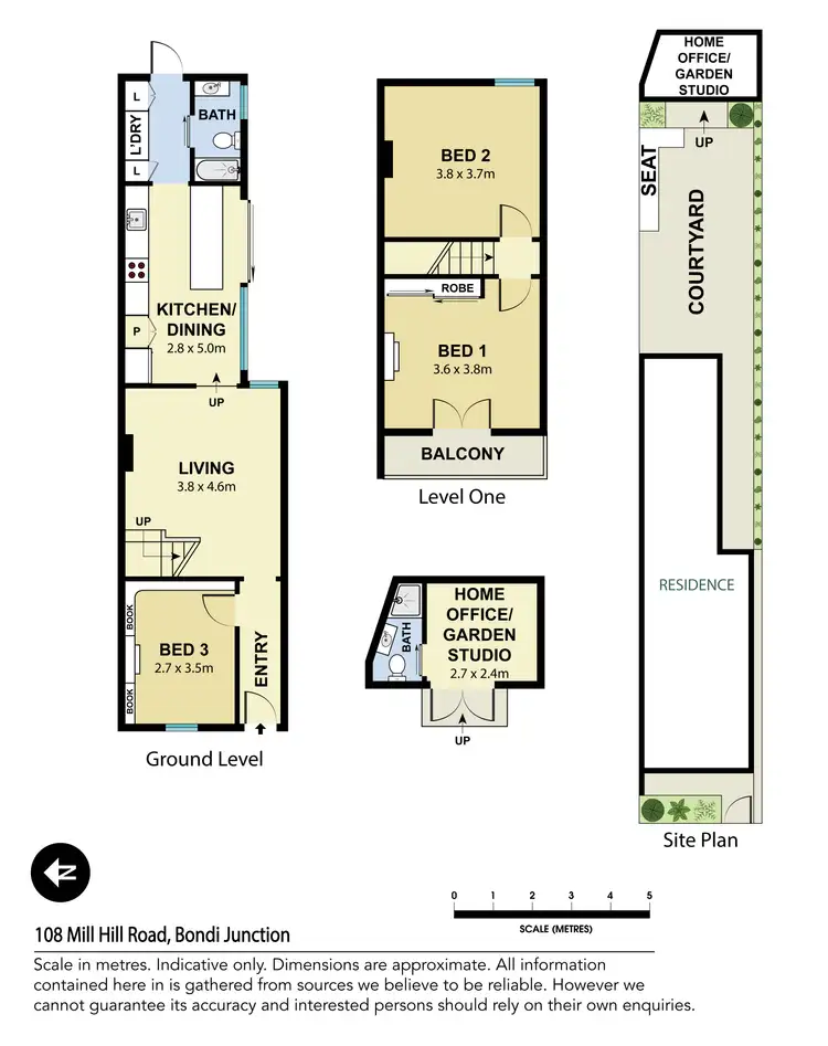 Floorplan of Homely house listing, 108 Mill Hill Road, Bondi Junction NSW 2022