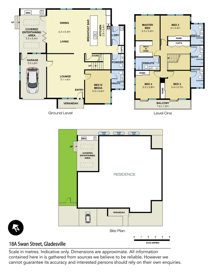 Floorplan of Homely house listing, 18A Swan Street, Gladesville NSW 2111