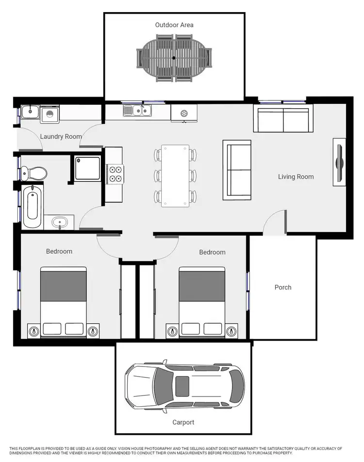 Floorplan of Homely unit listing, 2/33 Flamingo Drive, Mildura VIC 3500