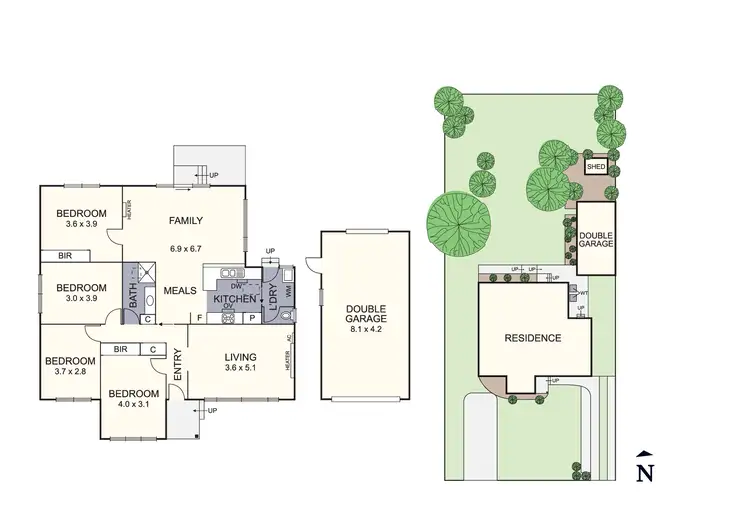 Floorplan of Homely house listing, 64 Mount View Parade, Croydon VIC 3136