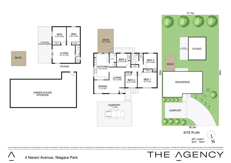 Floorplan of Homely house listing, 4 Narani Avenue, Niagara Park NSW 2250