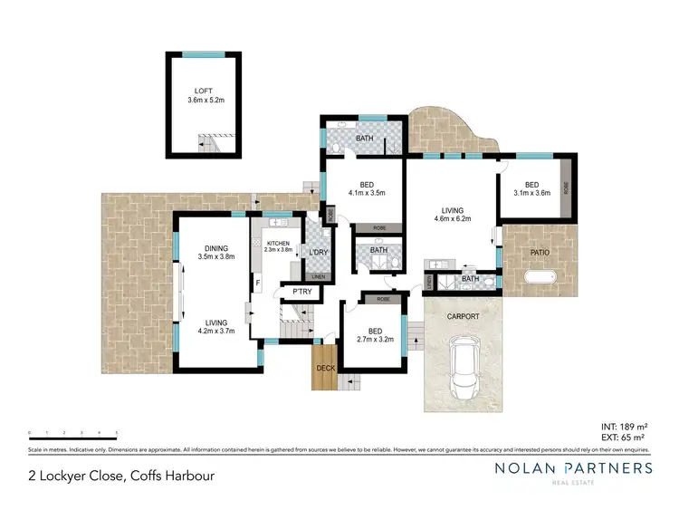 Floorplan of Homely house listing, 2 Lockyer Close, Coffs Harbour NSW 2450