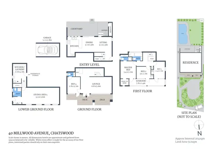 Floorplan of Homely house listing, 40 Millwood Avenue, Chatswood NSW 2067