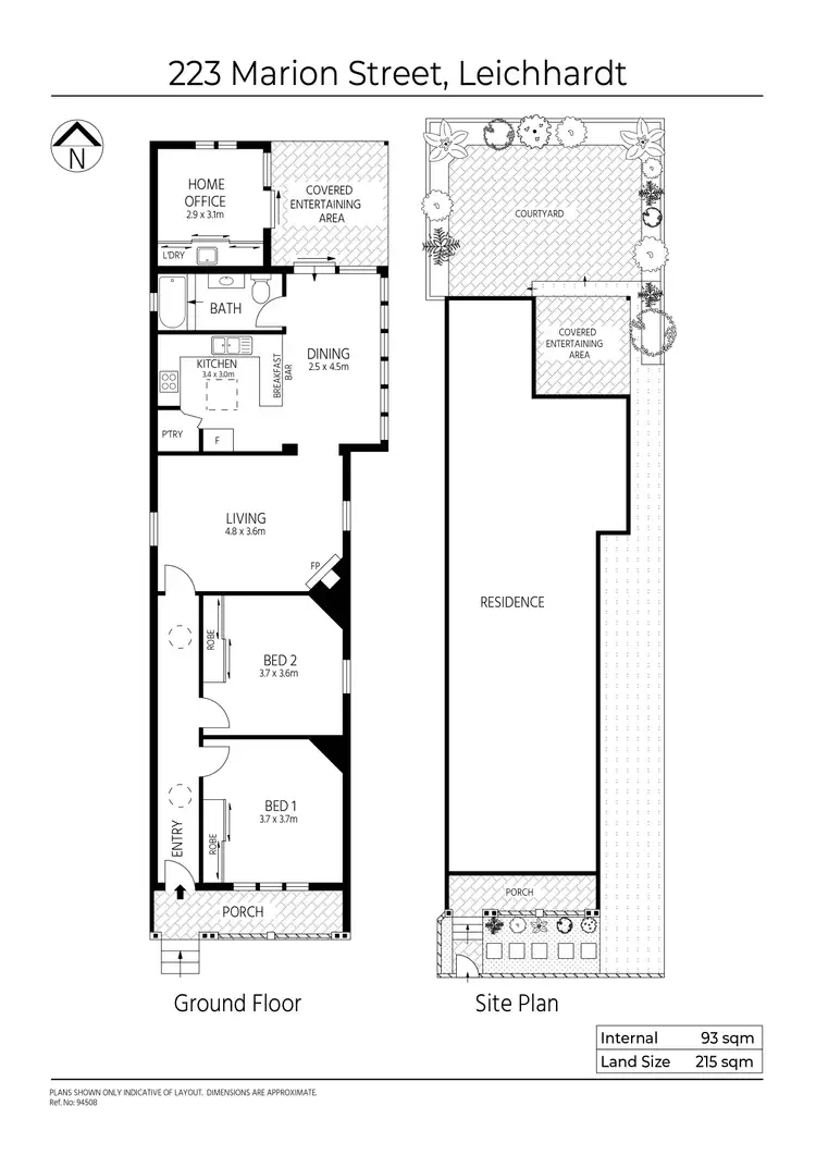 Floorplan of Homely house listing, 223 Marion Street, Leichhardt NSW 2040
