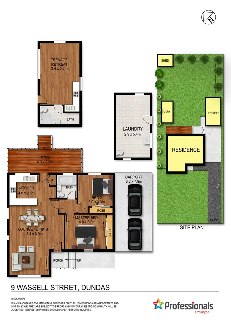 Floorplan of Homely house listing, 9 Wassell Street, Dundas NSW 2117