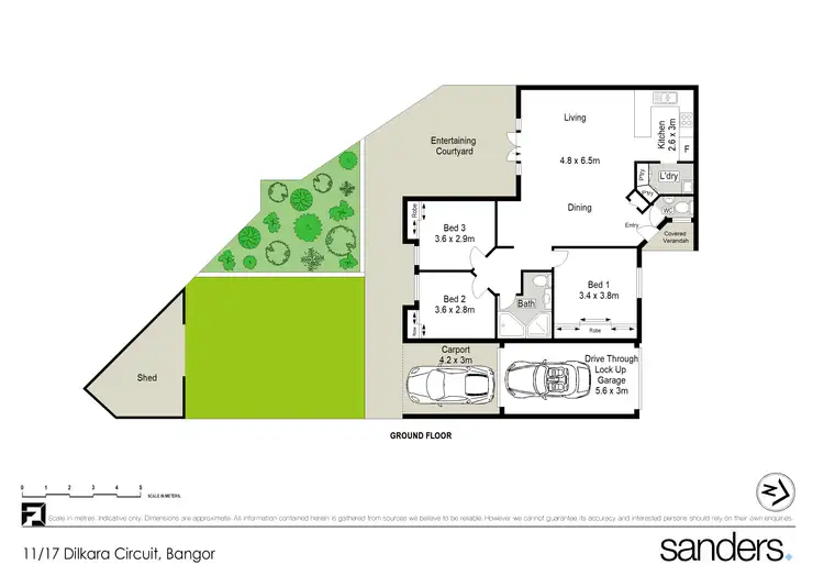Floorplan of Homely villa listing, 11/17-27 Dilkara Circuit, Bangor NSW 2234