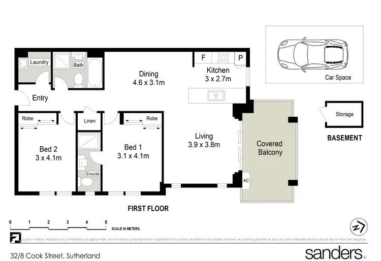 Floorplan of Homely unit listing, 32/2-8 Cook Street, Sutherland NSW 2232